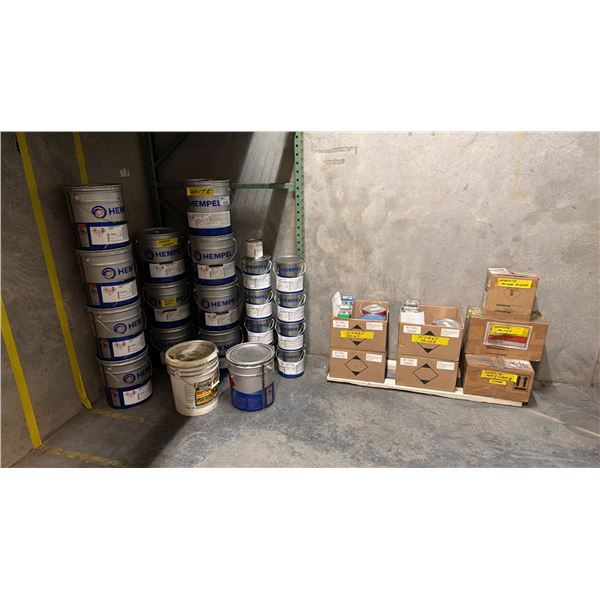 ASSORTED PAINT AND PRIMER