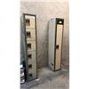 Image 1 : 2 LOCKERS, 1 WITH 6 SMALL LOCKING CUBBIES & 1 SINGLE DOOR LOCKER