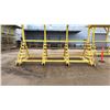 Image 2 : LARGE GROUP OF OF ASSORTED SIZE STEEL FLAT BAR *RACK NOT INCLUDED*