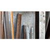 Image 3 : MATERIAL RACK WITH ASSORTED METAL MATERIAL INCLUDED APPROX 4'W X 3'D X 6'H
