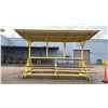 Image 2 : YELLOW LARGE MATERIAL RACK WITH ROOF APPROX 21'L X 13'W X 12'H *STEEL CONTENTS NOT