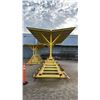 Image 3 : YELLOW LARGE MATERIAL RACK WITH ROOF APPROX 21'L X 13'W X 12'H *STEEL CONTENTS NOT