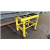 Image 4 : 24'L YELLOW HEAVY DUTY MATERIAL ROLLER APPROX 24'L X 2'W X 3'H WITH 4' MATERIAL ROLLER INCLUDED