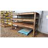 Image 1 : 3 TIER METAL SHELF APPROX 9.5'L X 4'D X 6'H