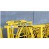 Image 3 : GROUP OF 4- 5'H YELLOW HEAVY DUTY SAW HORSES 4000LB CAPACITY