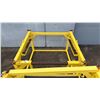 Image 3 : YELLOW CUSTOM BUILT STEEL WORK CAGE APPROX 5'L X 5'W X 3'H