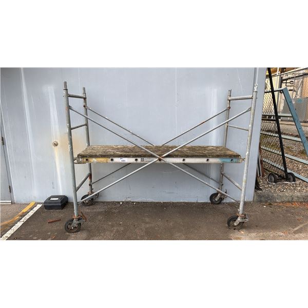 REYNOLDS MOBILE WORK PLATFORM APPROX 86"L X 31"D X 74"H