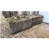 Image 1 : PAIR OF 5000LB CONCRETE BLOCKS