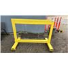 Image 1 : YELLOW MATERIAL STAND APPROX 66"L X 36"W X 49"H *LOCATED OUTSIDE*