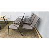 Image 2 : 6 ALUMINUM W/GREY MESH PATIO CHAIRS