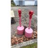 Image 2 : 2 METAL CIGARETTE DISPOSAL STANDS