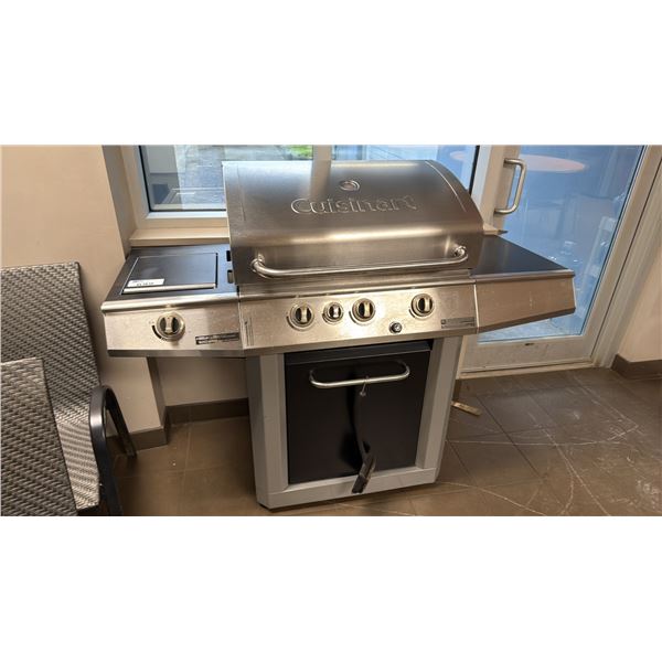 CUISINART STAINLESS STEEL PROPANE BBQ *COMES WITH PROPANE TANK*