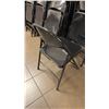 Image 3 : BLACK ALL METAL FOLDING CHAIRS - APPROX. 38