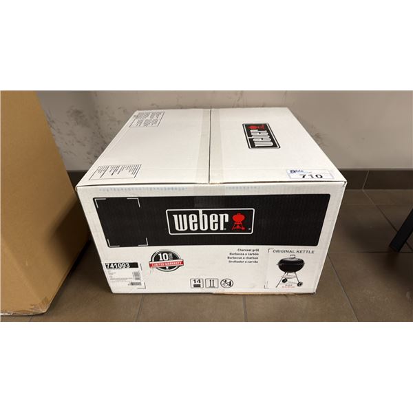 NEW WEBER "ORIGINAL KETTLE" CHARCOAL GRILL