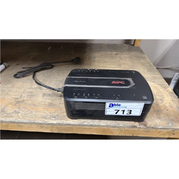 APC BACK-UPS 550 8 OUTLET POWER SUPPLY
