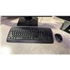 Image 4 : 2 DELL 24" COMPUTER MONITORS, WIRELESS KEYBOARD/MOUSE & YEALINK PHONE