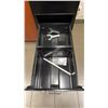 Image 6 : 2 DOOR LOCKER ROOM LOCKER, GLASS FRONT DOOR CABINET & 4 DRAWER HON FILING CABINET