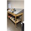 Image 2 : WOODEN DRAFTING TABLE & LARGE STAPLES OFFICE WHITEBOARD