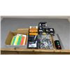 Image 1 : LARGE LOT OF ASSORTED BATTERIES, CASE OF HIGHLIGHTERS & MORE