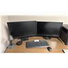 Image 1 : ASUS/DELL COMPUTER MONITORS, WIRELESS KEYBOARD/MOUSE, SCANNING GUN, CALLING HUB