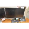 Image 3 : 2 DELL 24" COMPUTER MONITORS, KEYBOARD, MOUSE & YEALINK PHONE