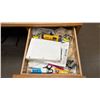 Image 4 : 2 PC 4 DRAWER OAK OFFICE DESK