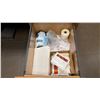 Image 5 : 2 PC 4 DRAWER OAK OFFICE DESK