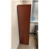 Image 2 : GLASS DOOR FRONT OFFICE ARMOUR WITH CHERRY WOOD FINISH