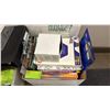 Image 3 : 2 BINS OF ASSORTED OFFICE SUPPLIES