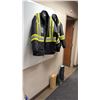 Image 1 : 2 HONEYWELL FLOOR HEATERS, FOLDING GRABBER TOOL & 2 HI-VIS WORK JACKETS (L & 3XL)