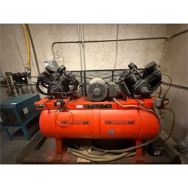 DEVILBISS VAX-5081 25 HP HEAVY DUTY TWIN HEAD COMPRESSOR