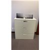 Image 2 : 2 METAL HON LATERAL FILING CABINETS - (1) BLACK & (1) BEIGE