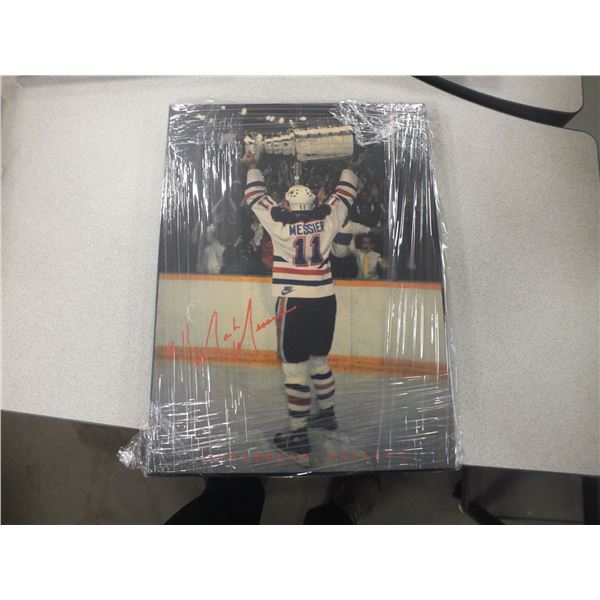 Edmonton Oilers Mark Messier & Winnipeg Jets Teemu Selanne Hockey Picture