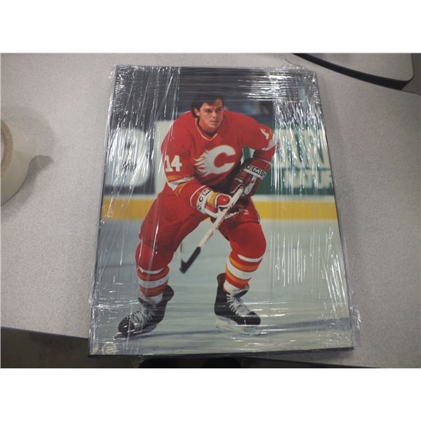 Calgary Flames Theo Flurey & Quebec Nordiques Guy Lafleur Hockey Pictures