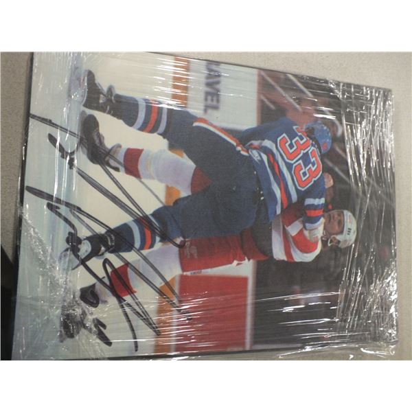 Detroit Red Wings Bob Probert & Anaheim Ducks Hockey Pictures