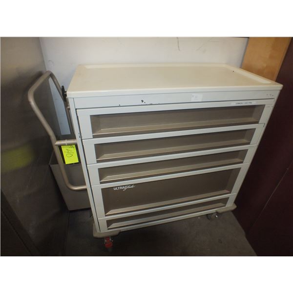 5 Drawer Storage Cart On Wheels