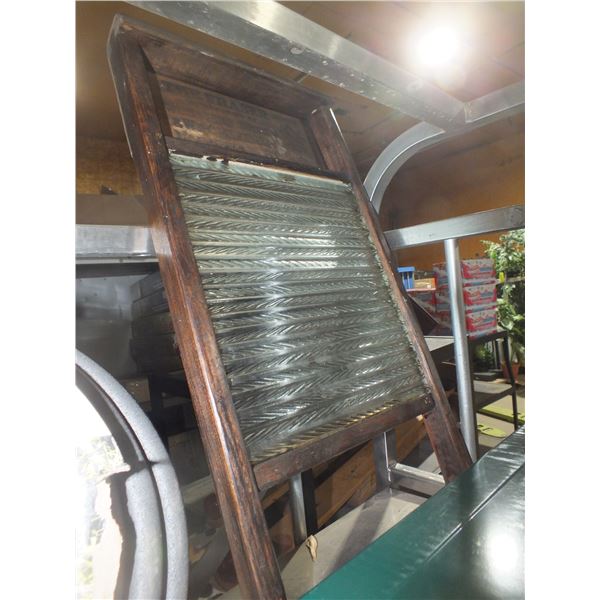 Old Glass Wash Board
