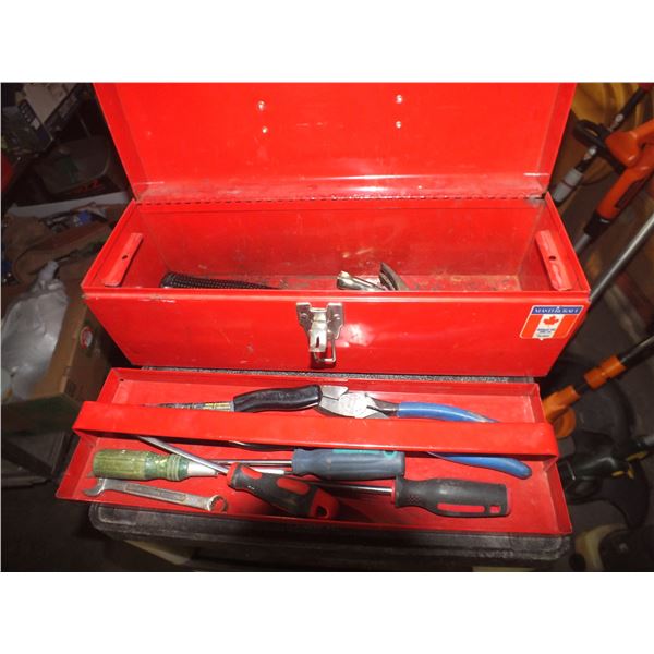 Red Tool Box w/ Contents