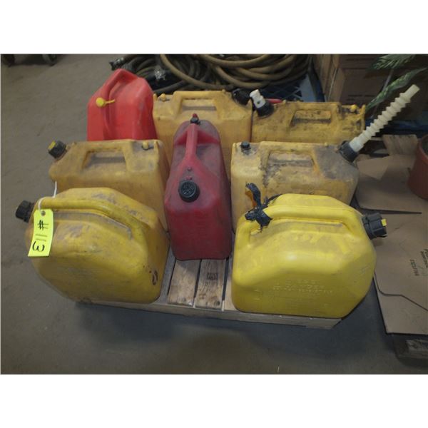 9 Jerry Cans