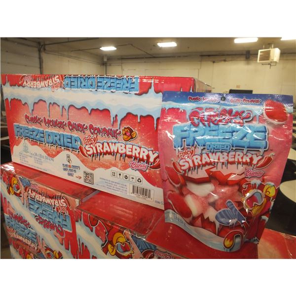 1 Case Of Spicey Freeze Dried Strawberries