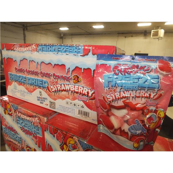 1 Case Of Spicey Freeze Dried Strawberries