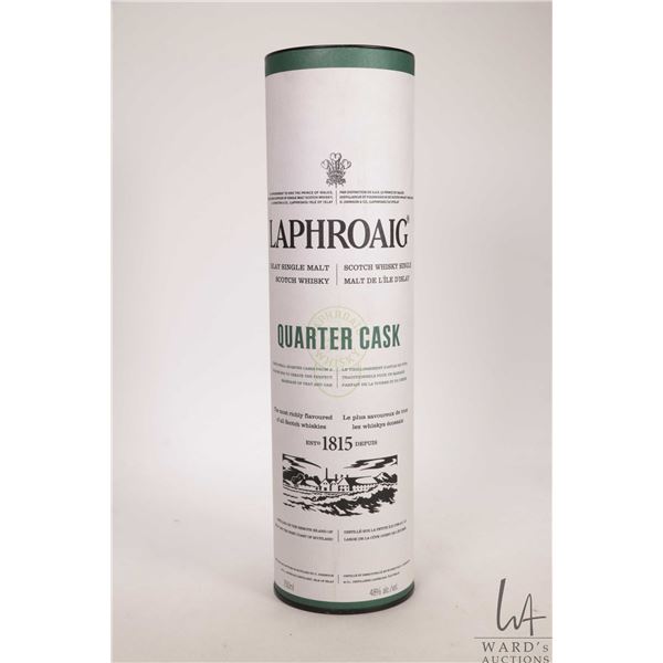 Laphroaig / Quarter Cask / Islay Single Malt Scotch Whisky / 750ml / 48% ABV Note: Alcohol cannot be