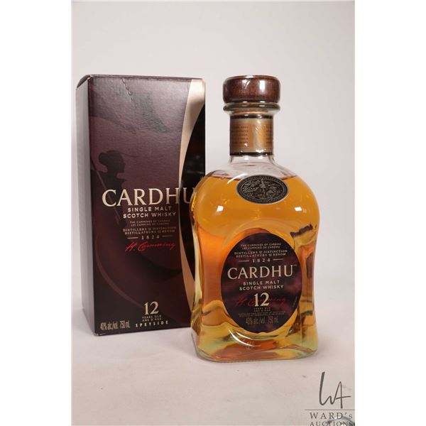 Cardhu / Aged 12 Years / Speyside Single Malt Scotch Whisky / 750ml / 40% ABV Note: Alcohol cannot b