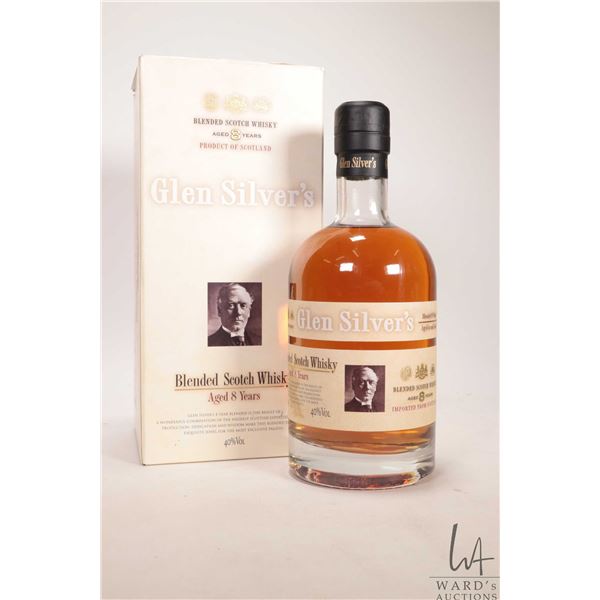 Glen Silver's / Blended Scotch Whisky / Aged 8 Years / 700ml / 40% ABV Note: Alcohol cannot be insur