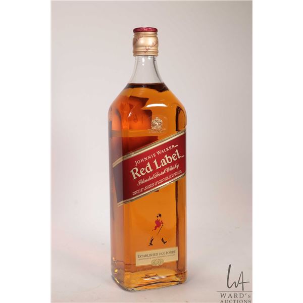 Johnnie Walker / Red Label / Blended Scotch Whisky / 1.14L / 40% ABV Note: Alcohol cannot be insured