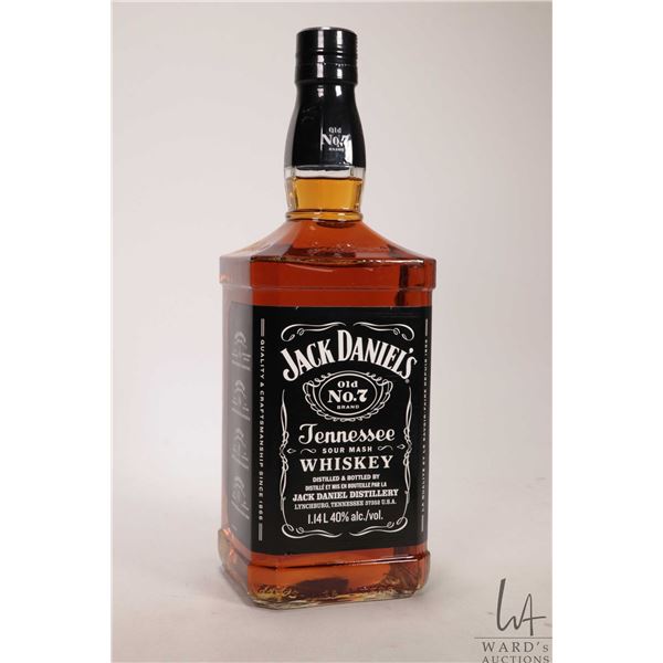 Jack Daniel's / Old No. 7 / Tennessee Whiskey / 1.14L / 40% ABV Note: Alcohol cannot be insured by a