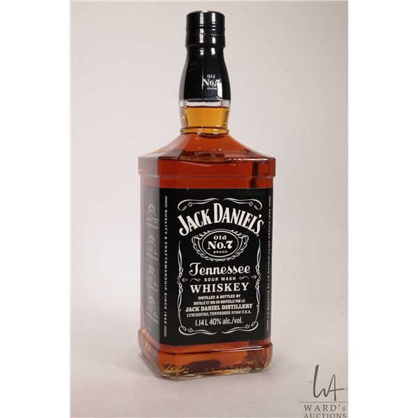 Jack Daniel's / Old No. 7 / Tennessee Whiskey / 1.14L / 40% ABV Note: Alcohol cannot be insured by a