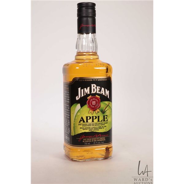 Jim Beam / Apple / Apple Flavoured Bourbon / 750ml / 35% ABV Note: Alcohol cannot be insured by any 