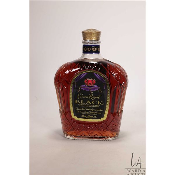 Crown Royal / Black / Canadian Whisky / 750ml / 45% ABV Note: Alcohol cannot be insured by any couri