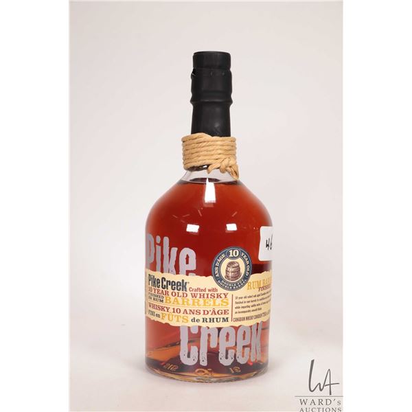 Pike Creek / 10 Year Aged Whisky / 750ml / 42% ABV Note: Alcohol cannot be insured by any courier in